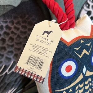 Ben Sherman Owl Tugger Rope Dog Toy ~ 22 inches